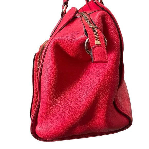 Kate Spade Baxter street Marian satchel in vibrant red leather - Picture 4 of 16